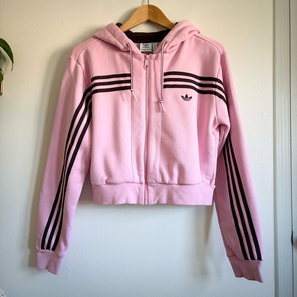 Adidas Pink Zip Up Sweatshirt & Sweatpant Set - Picture 2 of 9